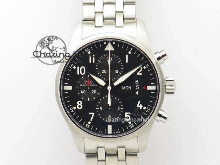 MIROTIME 0320 Mark XVII 1:1 MK Maker Best Edition SS Black Dial On SS Bracelet A OnTrend 7375